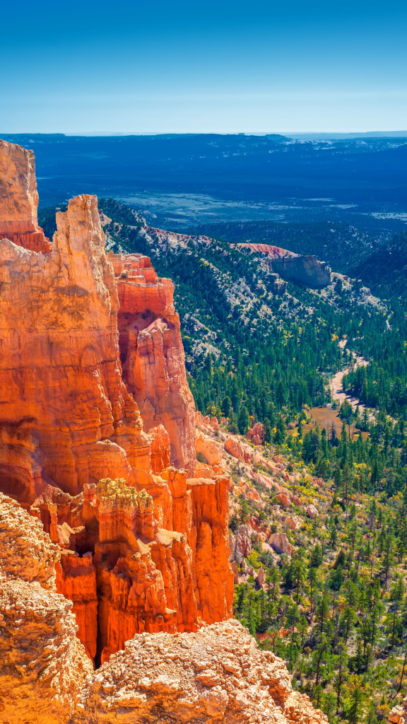 Red cliffs of bryce canyon national park