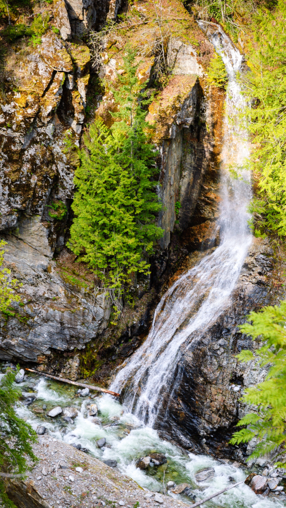 view of waterfall